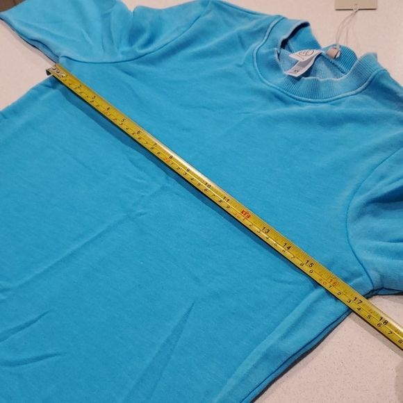 Cute bright blue Alternative Apparel sweatshirt - Picture 7 of 9